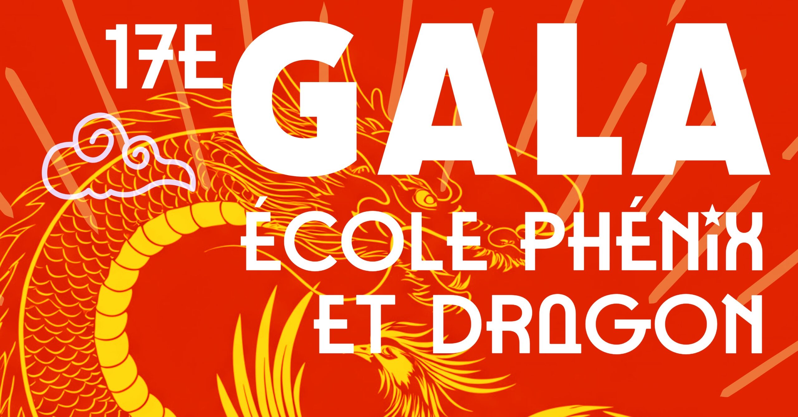 Dragón Inscription Inscriptions au Gala - Phénix et Dragon